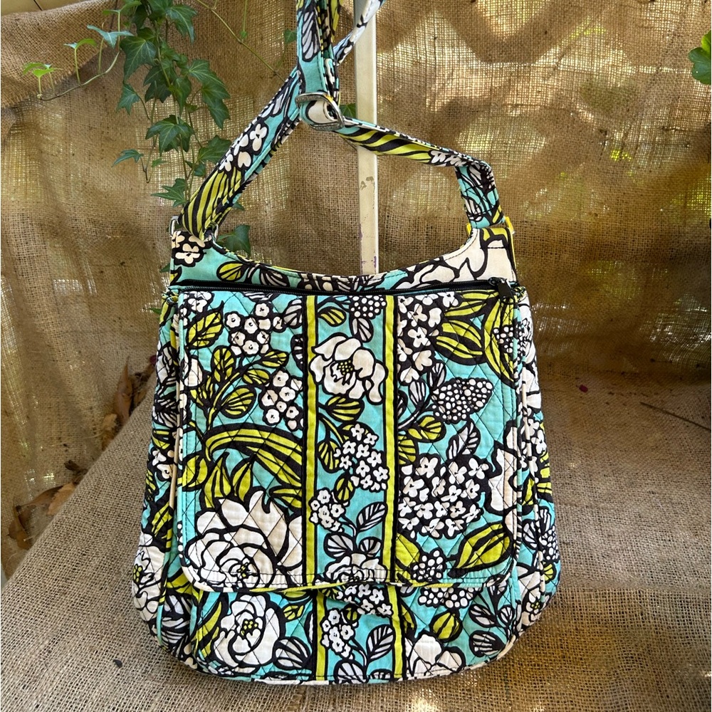 Vera Bradley Island Blooms Cotton, Crossbody bag